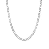 Curb Chain Necklace | 5mm Sterling Silver