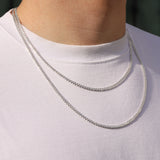 Finley & Wilder-Curb Chain Necklace | 3.5mm-Necklaces-Blue Ruby Jewellery-Vancouver Canada