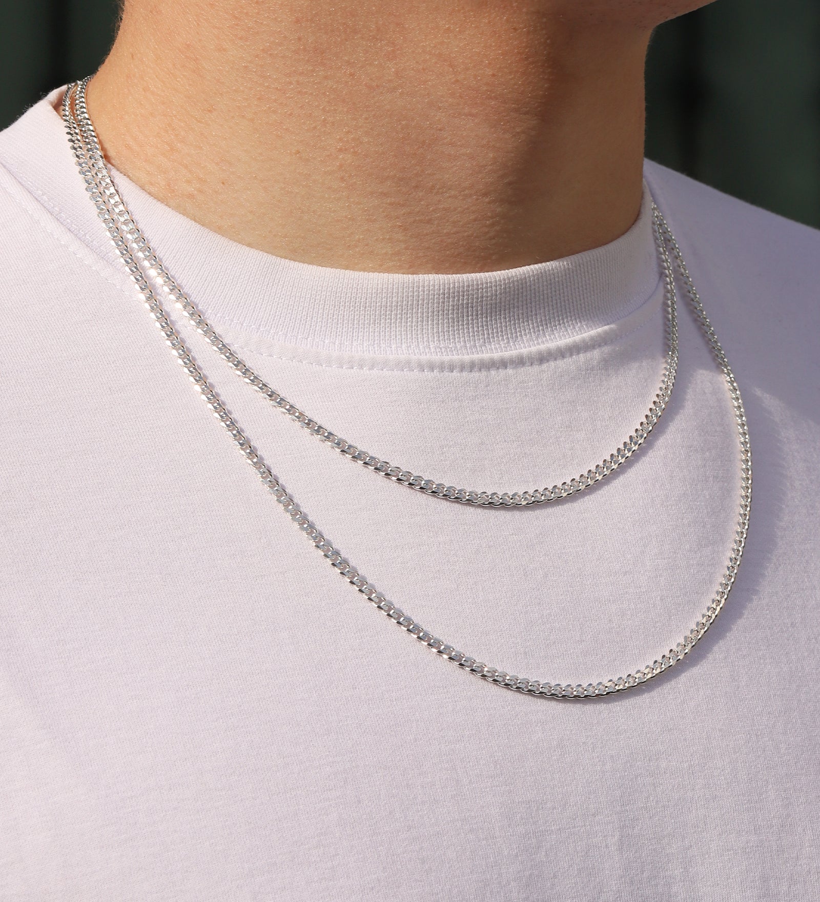 Finley & Wilder-Curb Chain Necklace | 3.5mm-Necklaces-Blue Ruby Jewellery-Vancouver Canada