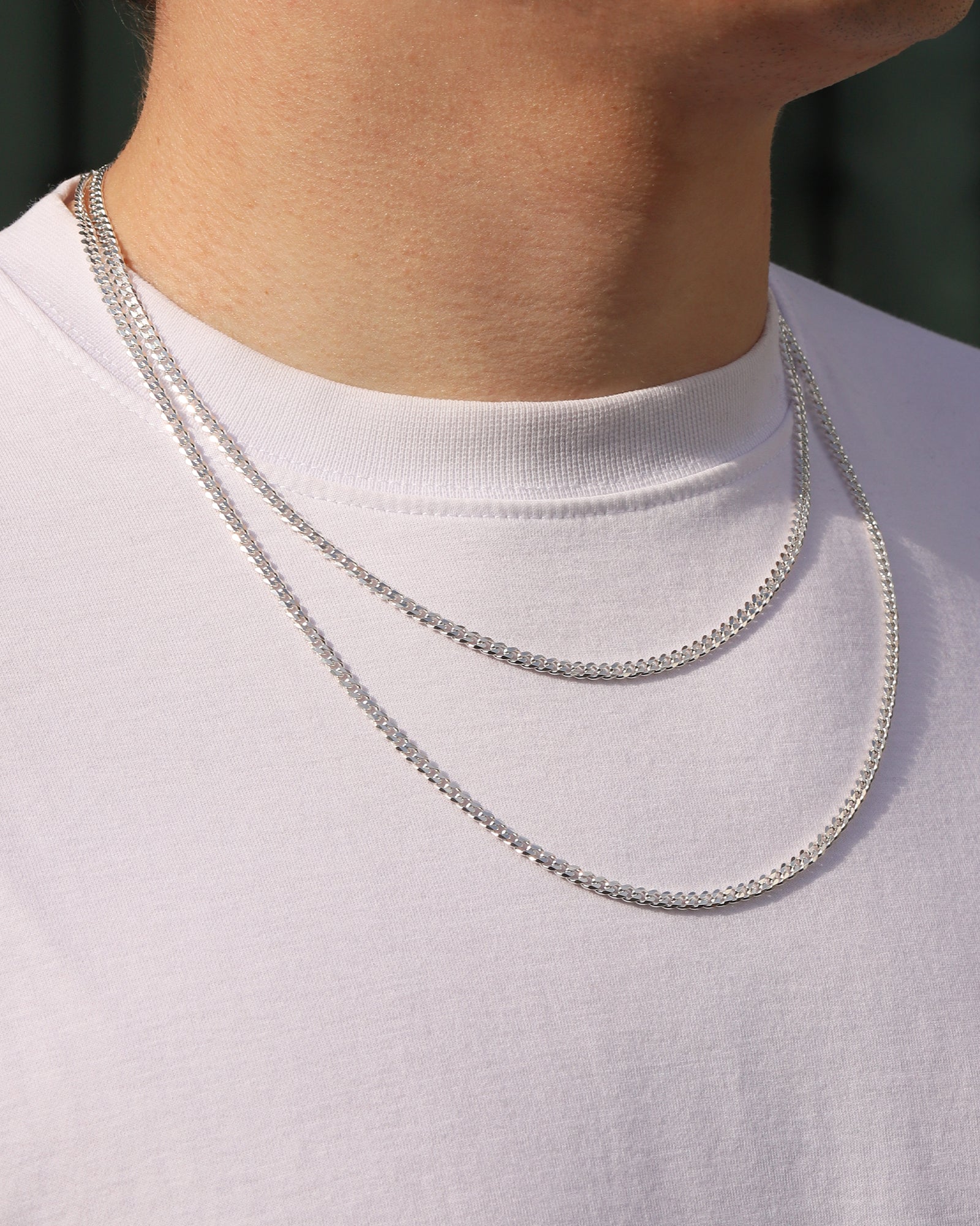 Finley & Wilder-Curb Chain Necklace | 3.5mm-Necklaces-Blue Ruby Jewellery-Vancouver Canada