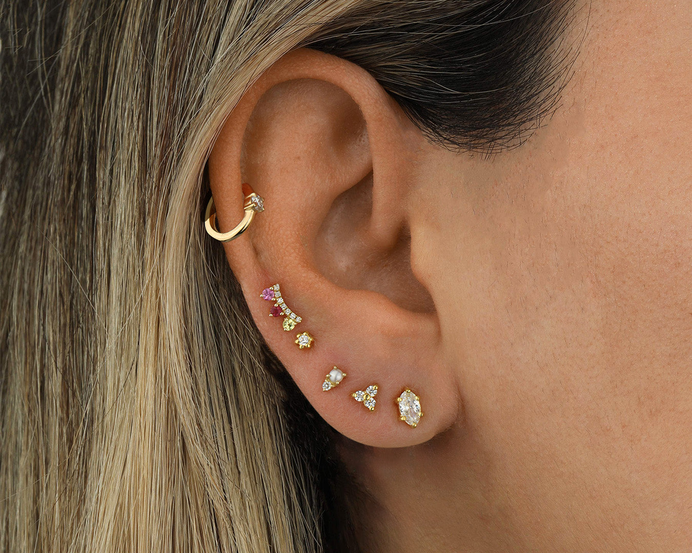 Joined Earring Earrings | Blue Ruby Jewellery, Vancouver, Canada
