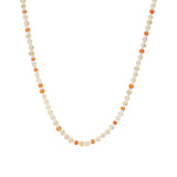 Citrine & Carnelian Miyuki Bead Necklace