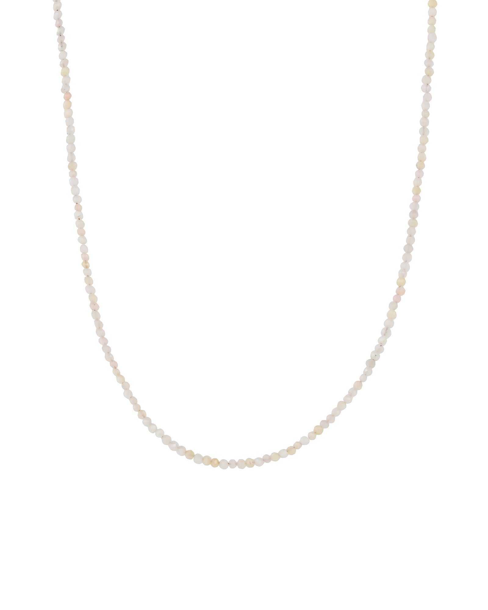 Pink Opal Stone Necklace | 2mm 14k Gold Filled, Pink Opal
