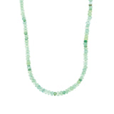 Green Mix Stone Necklace | 4mm 14k Gold Filled, Apatite, Aqua Chalcedony, Chrysoprase