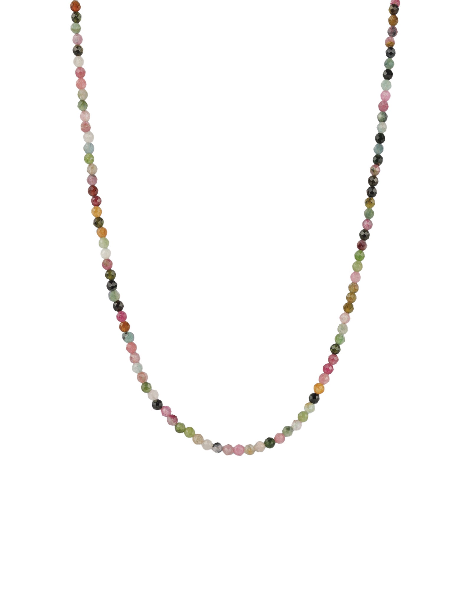 Mixed Tourmaline Stone Necklace | 2.5mm 14k Gold Filled, Tourmaline