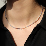 Gem Jar-Mix Stone Necklace | 3mm-Necklaces-Blue Ruby Jewellery-Vancouver Canada