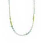 Mix Stone Necklace | 4-5mm 14k Gold Filled, Blue/Green Mix