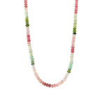 Gem Jar-Mix Tourmaline Stone Necklace | 6mm-Necklaces-14k Gold Filled, Mix Tourmaline-Blue Ruby Jewellery-Vancouver Canada