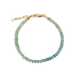 Mix Stone Bracelet | 3.5mm 14k Gold Filled, Fluorite
