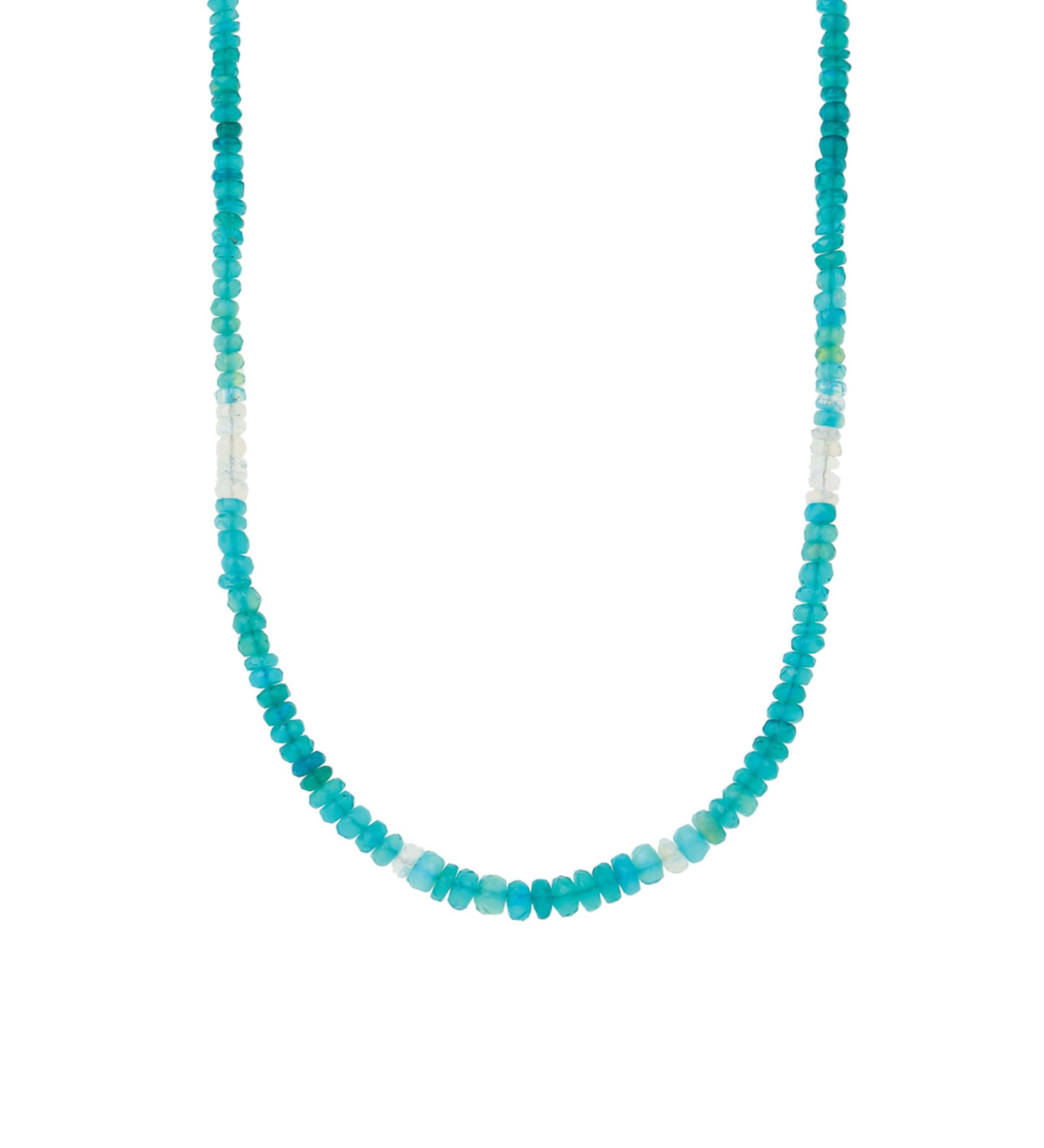 Gem Jar-Opal Mix Graduated Stone Necklace | 3-5mm-Necklaces-14k Gold Filled, Blue Opal-Blue Ruby Jewellery-Vancouver Canada