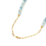 Gem Jar-Denim Opal Heishi Miyuki Necklace | 6.5mm-Necklaces-14k Gold Filled, Denim Opal-Blue Ruby Jewellery-Vancouver Canada