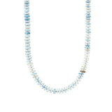 Gem Jar-Denim Opal Heishi Miyuki Necklace | 6.5mm-Necklaces-14k Gold Filled, Denim Opal-Blue Ruby Jewellery-Vancouver Canada