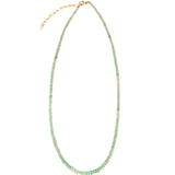 Gradual Emerald Stone Necklace