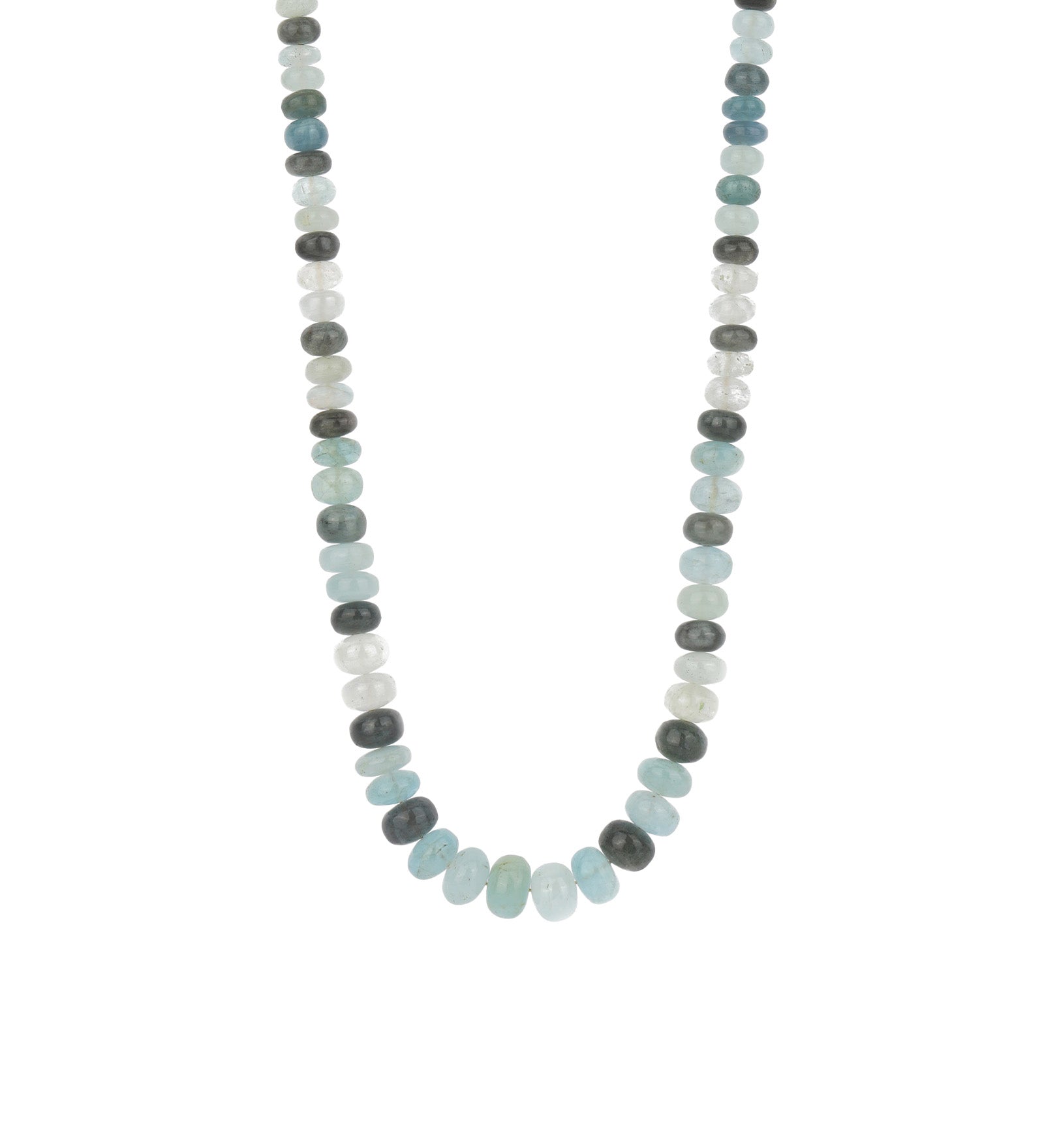 Graduated Aquamarine Necklace | 6.5 - 9.5mm 14k Gold Filled, Aquamarine
