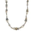 Mixed Stone + Pearl Necklace | 3.8mm 14k Gold Filled, White Pearl, Moonstone