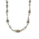 Mixed Stone + Pearl Necklace | 3.8mm 14k Gold Filled, White Pearl, Moonstone