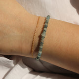 Gem Jar-Shaded Aquamarine Beaded Bracelet-Bracelets-Blue Ruby Jewellery-Vancouver Canada