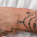 Gem Jar-Floating Station Stone Bracelet-Bracelets-Blue Ruby Jewellery-Vancouver Canada