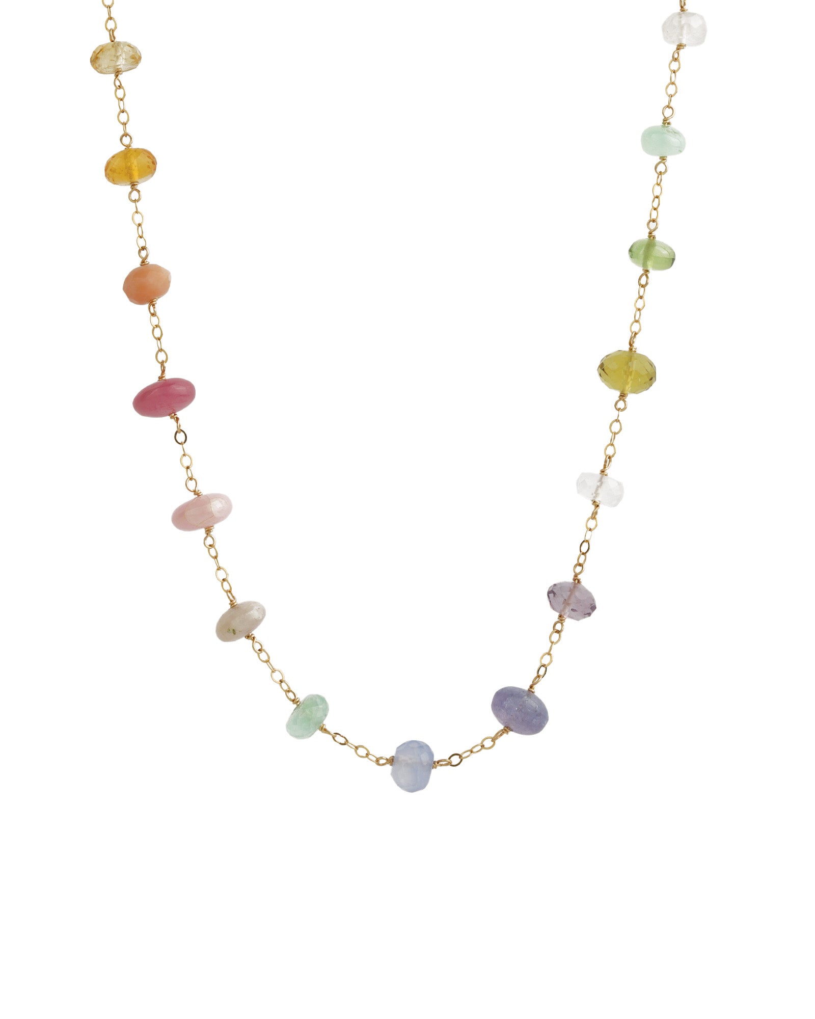 Gem Jar-Mixed Stone Satellite Necklace-Necklaces-Blue Ruby Jewellery-Vancouver Canada