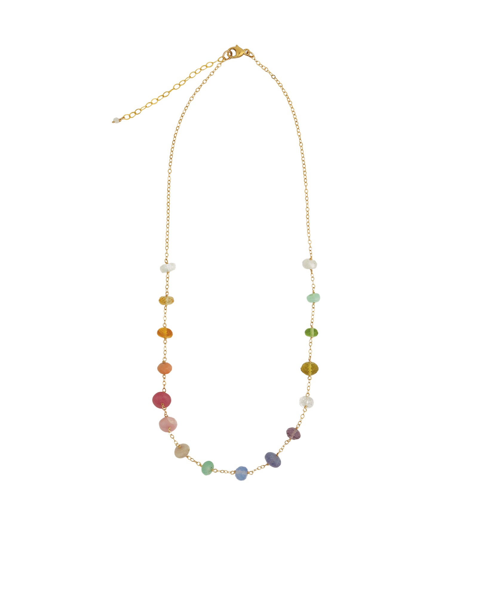 Gem Jar-Mixed Stone Satellite Necklace-Necklaces-Blue Ruby Jewellery-Vancouver Canada