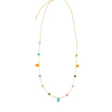 Gem Jar-Mixed Teardrop Stone Satellite Necklace-Necklaces-Blue Ruby Jewellery-Vancouver Canada