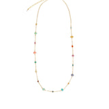 Gem Jar-Mixed Stone Station Necklace-Necklaces-Blue Ruby Jewellery-Vancouver Canada