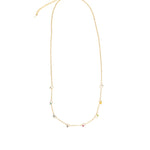 Gem Jar-Floating Stone Station Necklace-Necklaces-Blue Ruby Jewellery-Vancouver Canada