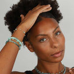 Gem Jar-Heishi Miyuki Stone Bracelet | 6.5mm-Bracelets-Blue Ruby Jewellery-Vancouver Canada