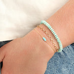 Gem Jar-Heishi Miyuki Stone Bracelet | 6.5mm-Bracelets-Blue Ruby Jewellery-Vancouver Canada