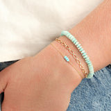 Gem Jar-Heishi Miyuki Stone Bracelet | 6.5mm-Bracelets-Blue Ruby Jewellery-Vancouver Canada