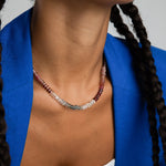 Gem Jar-Heishi Stone Necklace | 6mm-Necklaces-Blue Ruby Jewellery-Vancouver Canada