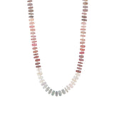 Heishi Stone Necklace | 6mm 14k Gold Filled, Multi Spinel