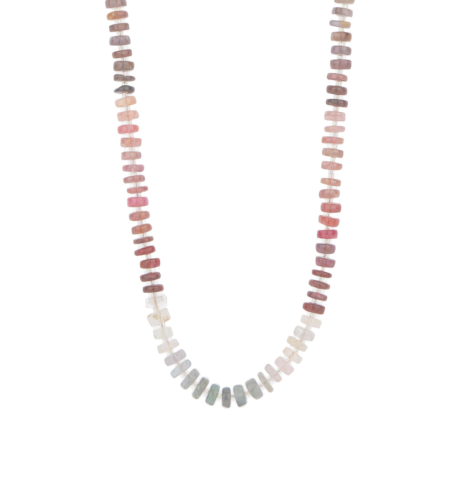 Heishi Stone Necklace | 6mm 14k Gold Filled, Multi Spinel