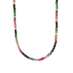 Mix Tourmaline Necklace | 4mm 14k Gold Filled, Tourmaline