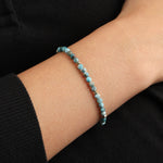 Gem Jar-Mix Stone Saucer Bracelet | 4mm-Bracelets-Blue Ruby Jewellery-Vancouver Canada