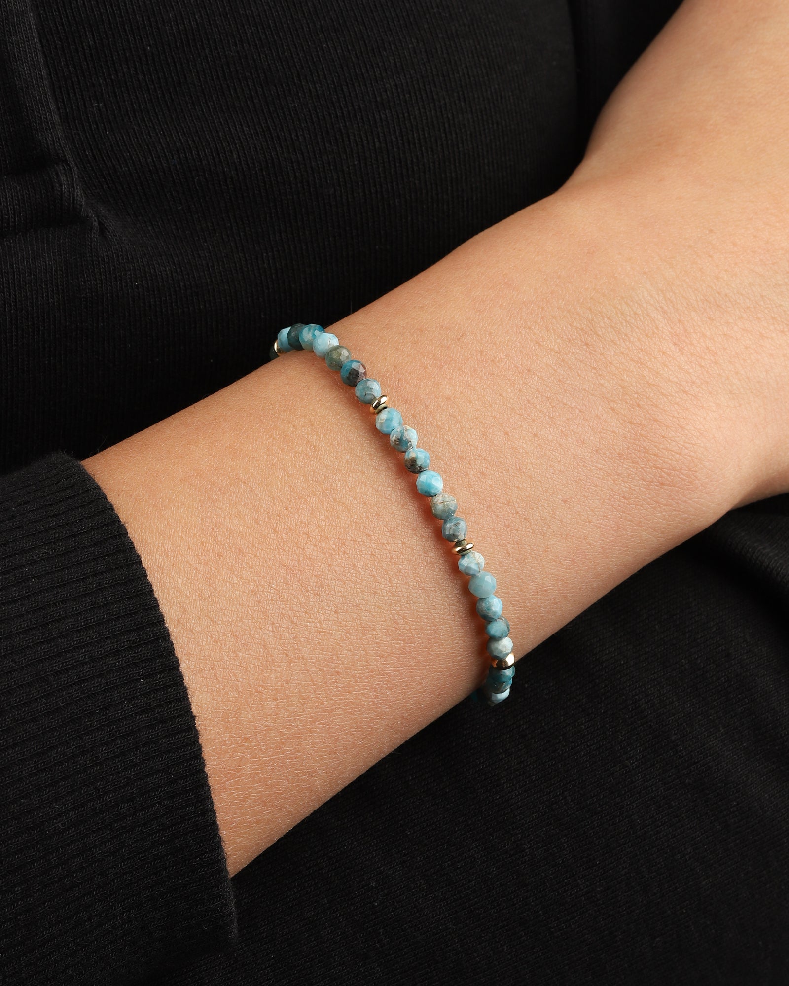 Gem Jar-Mix Stone Saucer Bracelet | 4mm-Bracelets-Blue Ruby Jewellery-Vancouver Canada