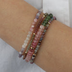 Mixed Tourmaline Bracelet | 5mm 14k Gold Filled, Tourmaline