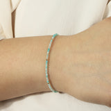 Gem Jar-Amazonite Beaded Bracelet | 2mm-Bracelets-Blue Ruby Jewellery-Vancouver Canada