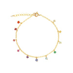 Gem Jar-Shaker Mixed Stone Bracelet-Bracelets-14k Gold Filled, Multi-Blue Ruby Jewellery-Vancouver Canada