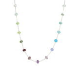 Gem Jar-Large Stone Station Necklace-Necklaces-Blue Ruby Jewellery-Vancouver Canada