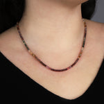Gem Jar-Spinel Mix Beaded Necklace | 3.5mm-Necklaces-Blue Ruby Jewellery-Vancouver Canada