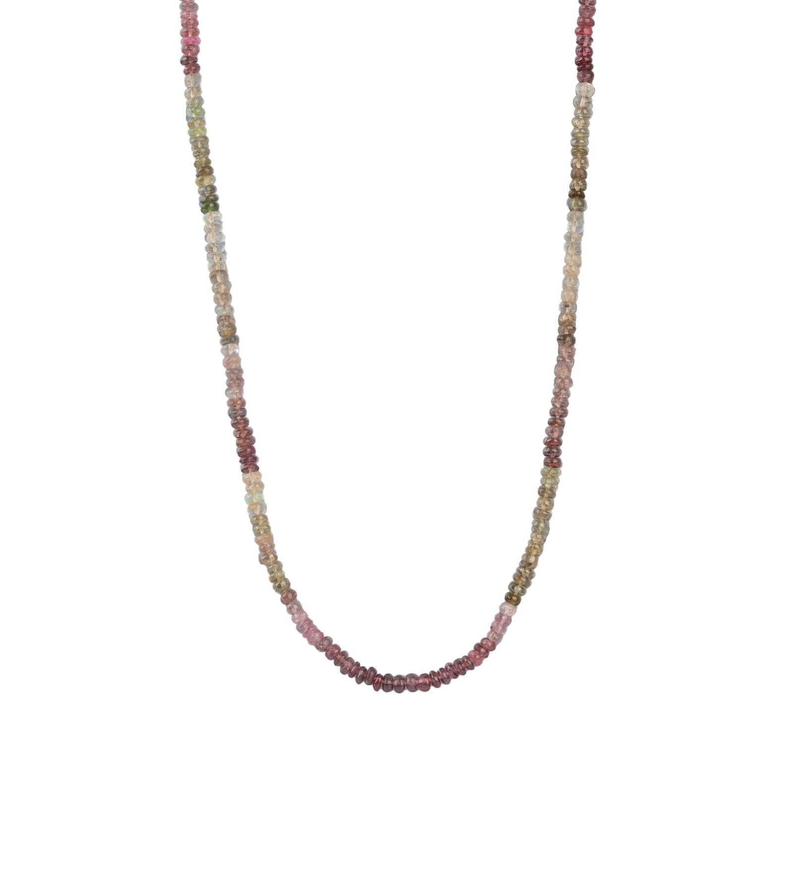 Spinel Mix Beaded Necklace | 3.5mm 14k Gold Filled, Spinel
