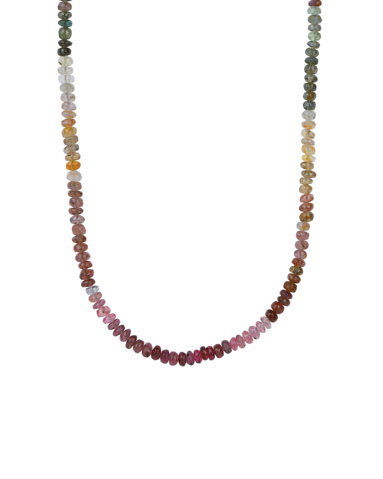 Gem Jar-Spinel Mix Beaded Necklace | 3.5mm-Necklaces-14k Gold Filled, Spinel-Blue Ruby Jewellery-Vancouver Canada
