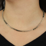 Gem Jar-Green Quartz Beaded Necklace | 3.5mm-Necklaces-Blue Ruby Jewellery-Vancouver Canada