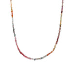 Mix Stone Necklace |3mm 14k Gold Filled, Multi Spinel