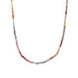 Mix Stone Necklace |3mm 14k Gold Filled, Multi Spinel