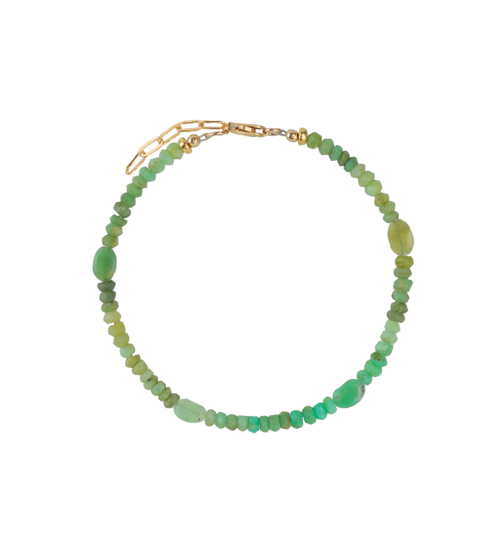 Gem Jar-Mixed Stone Bracelet | 3mm - 5mm-Bracelets-14k Gold Filled, Chrysoprase-Blue Ruby Jewellery-Vancouver Canada