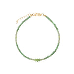 Gem Jar-Green Mix Stone Bracelet | 2mm - 4mm-Bracelets-14k Gold Filled, Emerald, Green Apatite-Blue Ruby Jewellery-Vancouver Canada