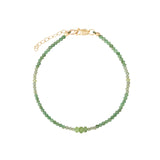 Gem Jar-Green Mix Stone Bracelet | 2mm - 4mm-Bracelets-14k Gold Filled, Emerald, Green Apatite-Blue Ruby Jewellery-Vancouver Canada