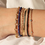 Gem Jar-Blue Mix Stone Bracelet | 3mm - 4mm-Bracelets-Blue Ruby Jewellery-Vancouver Canada